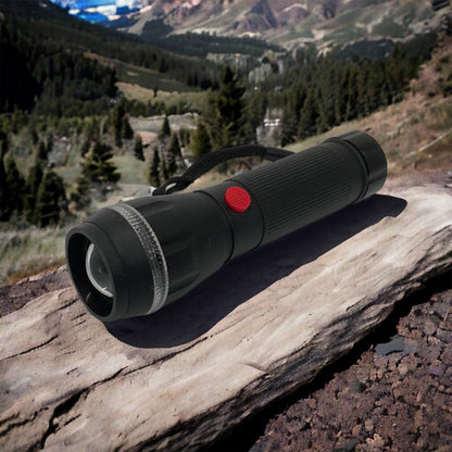 Ручний ліхтарик на батарейках (3хААА) з функцією зуму, кишеньковий міні ліхтар лід ліхтар переносний гарний