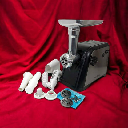 Мясорубка Rainberg RB-672 3000W электрическая с реверсом и соковыжималкой, мясорубка электрическая металл