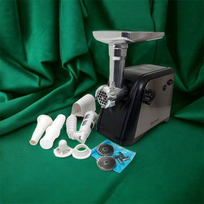 Мясорубка Rainberg RB-672 3000W электрическая с реверсом и соковыжималкой, мясорубка электрическая металл