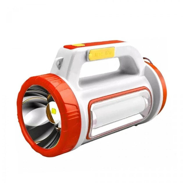 Фонарь кемпинговый с солнечной панелью 5158-LED-COB power bank, кемпинговый фонарь-лампа. Цвет: красный