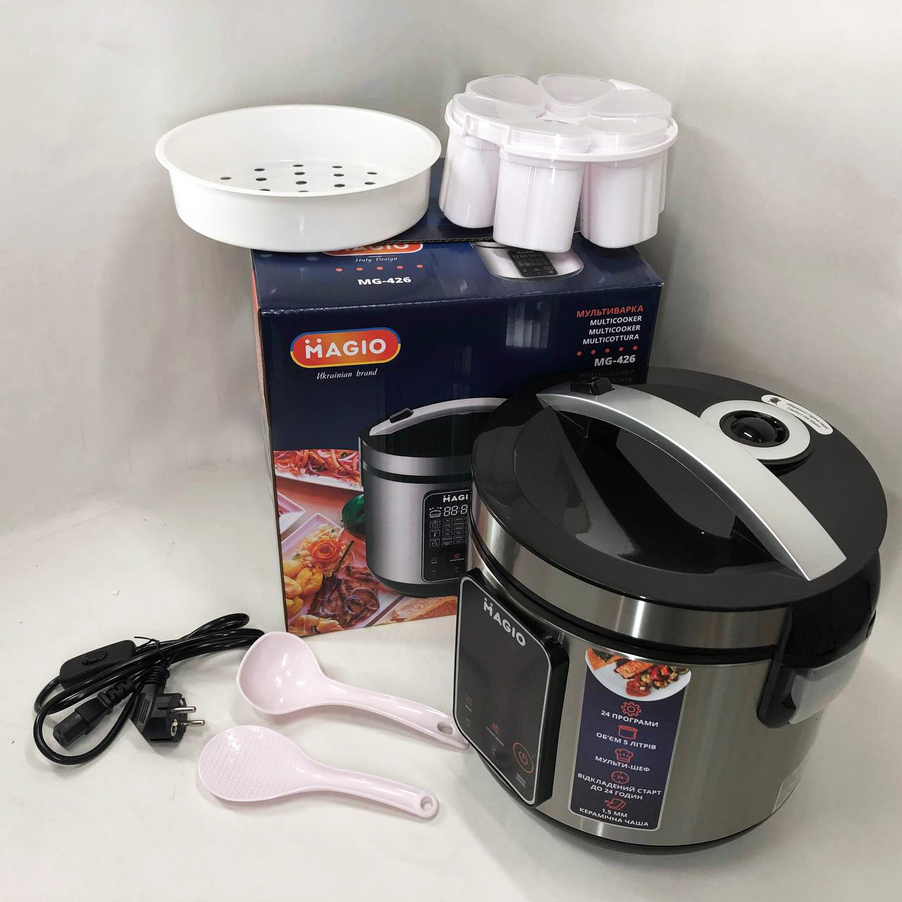 Мультиварка MAGIO MG-426, многофункциональная мультиварка, качественная мультиварка