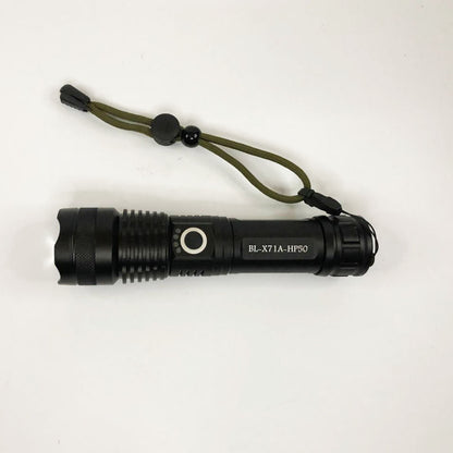 Фонарь ручной Police X71A-HP50, ЗУ micro USB, 1x18650/3xAAA, zoom, индикация заряда, качественный фонарик