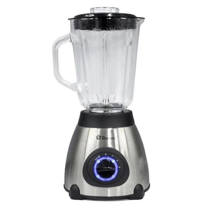 Блендер с кофемолкой 2 в 1 Domotec MS-6610 чаша из стекла 1000 Вт, переносной, блендер чаша измельчитель