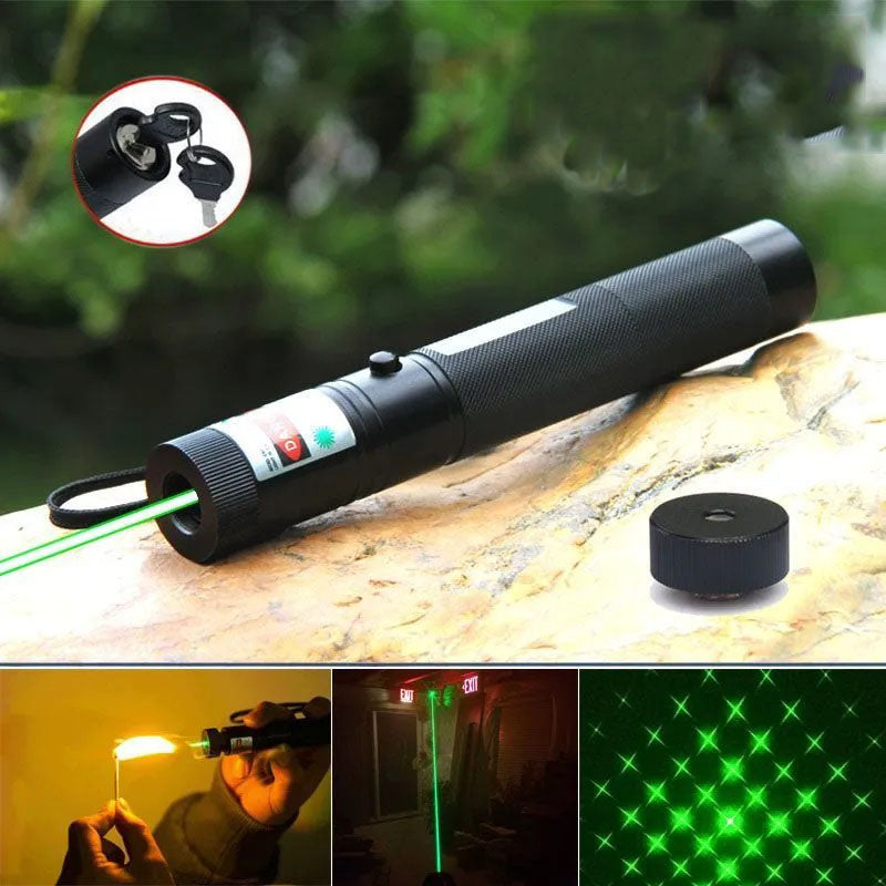 Лазерная указка Green Laser Pointer JD-303, Лазеры с зеленым лучем лазера, Лазерная указка брелок