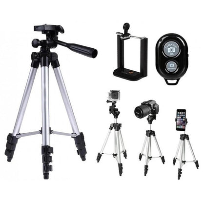 Трипод тренога штатив Tripod DK-3888 с пультом Bluetooth, тренога для фото, штатив маленький