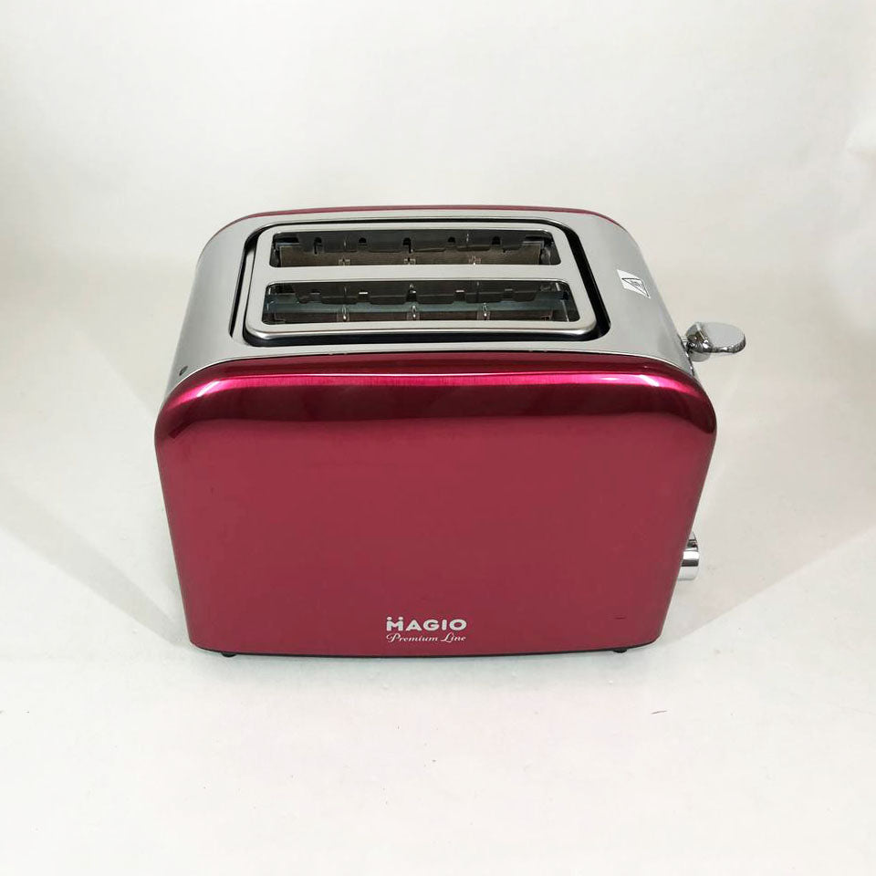 Тостер Magio MG-286, тостер для 2 гренок, электрический горизонтальный тостер