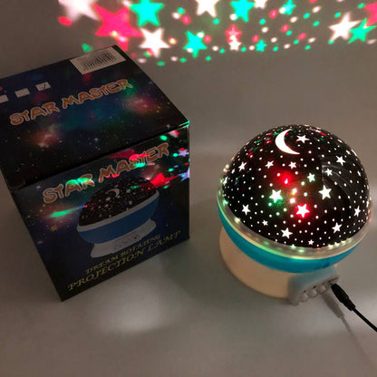 Проектор звездного неба Star Master Big Dream, ночник проектор звездное небо. Цвет: синий