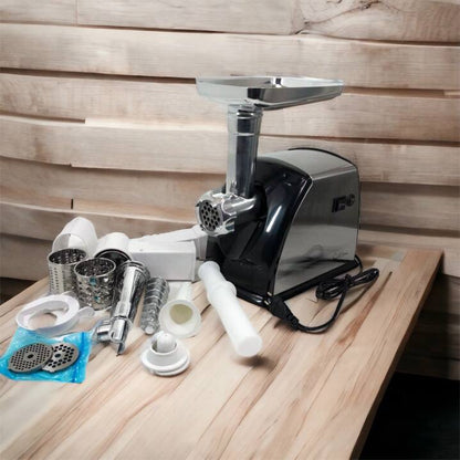 Мясорубка Suntera SMG-5454SS, Кухонная мясорубка, Мясорубка электрическая металл, Мясорубка-соковижималка