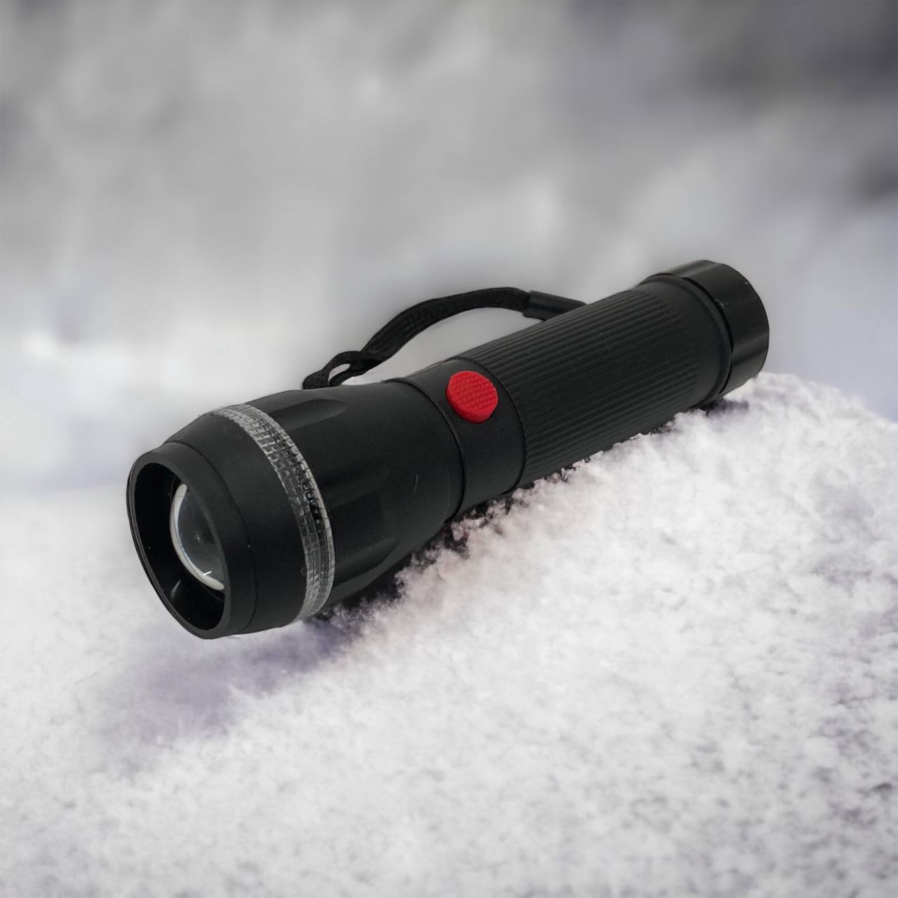 Ручний ліхтарик на батарейках (3хААА) з функцією зуму, кишеньковий міні ліхтар лід ліхтар переносний гарний