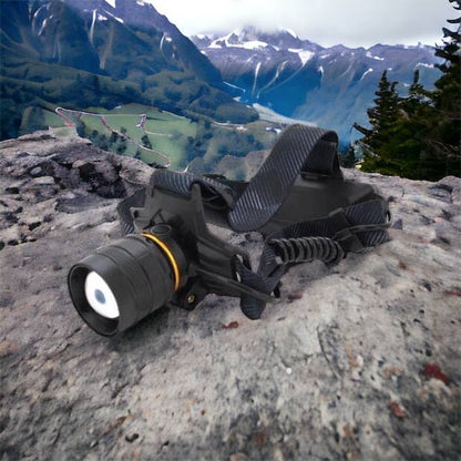 Яркий налобный фонарь Bailong BL-8076-2-GT100, Фонарь аккумуляторный для рыбалки, Фонарь на голову