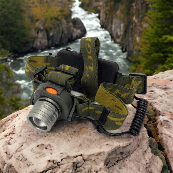 Налобный фонарь тактический Bailong BL-1505 \ 602B SENSOR с датчиком движения, Фонарик налобный led