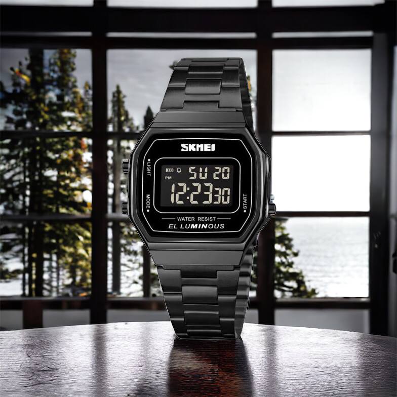 Часы наручные мужские SKMEI 1647BK, оригинальные мужские часы, противоударные часы для военнослужащих