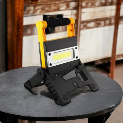 Фонарь-прожектор аккумуляторный BL MS 8006 7858 ручной, аккумуляторный кемпинговый фонарь, лампа