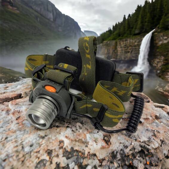 Налобный фонарь тактический Bailong BL-1505 \ 602B SENSOR с датчиком движения, Фонарик налобный led