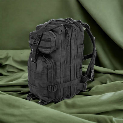 Тактический рюкзак Tactic 1000D для военных, охоты, рыбалки,  походов, путешествий и спорта. Цвет: черный