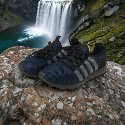 Мужские кроссовки текстиль, мужские кроссовки из сетки 40 размер. Летние кроссовки. Модель 54654. Цвет: синий