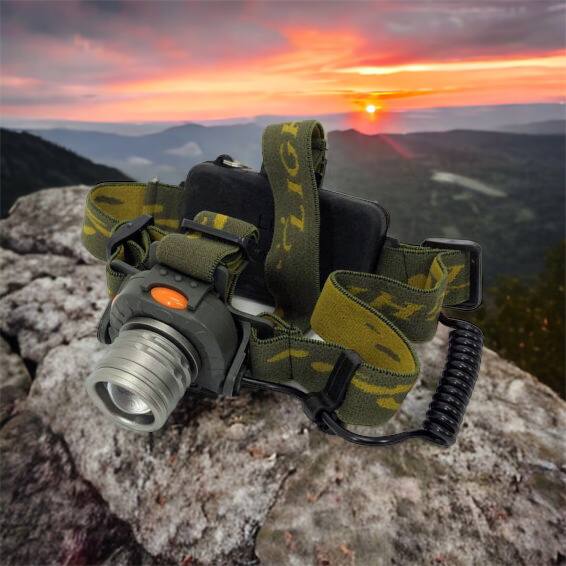 Налобный фонарь тактический Bailong BL-1505 \ 602B SENSOR с датчиком движения, Фонарик налобный led