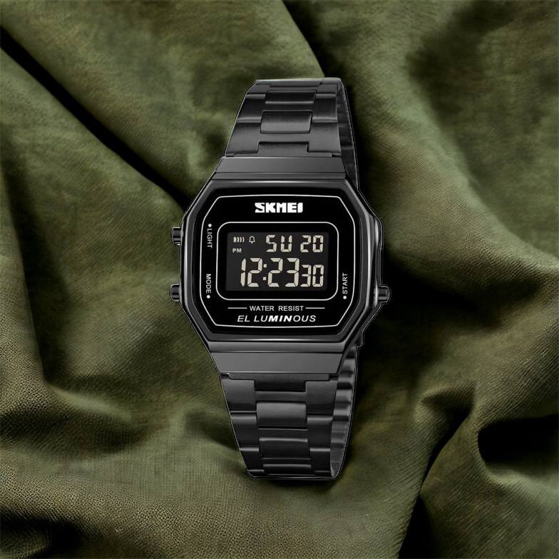 Часы наручные мужские SKMEI 1647BK, оригинальные мужские часы, противоударные часы для военнослужащих