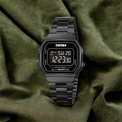 Часы наручные мужские SKMEI 1647BK, оригинальные мужские часы, противоударные часы для военнослужащих