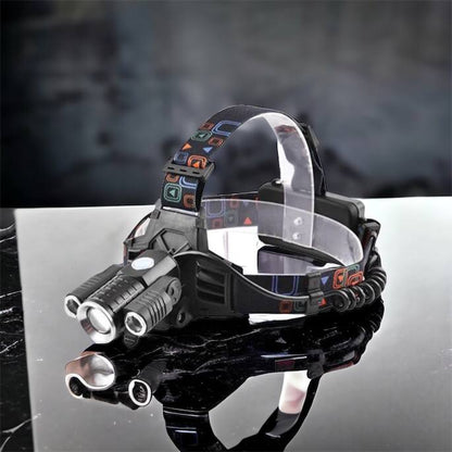 Фонарь налобный W602-T6-2XPE Bike с велокреплением 2x18650, светодиодный фонарь на лоб, сверхмощный