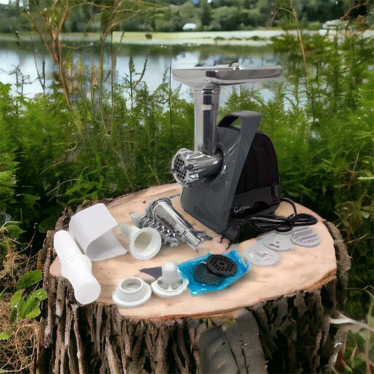 Мясорубка Suntera SMG-5421B 1800 Вт, мясорубка электрическая для мяса, мясорубка для домашней колбасы