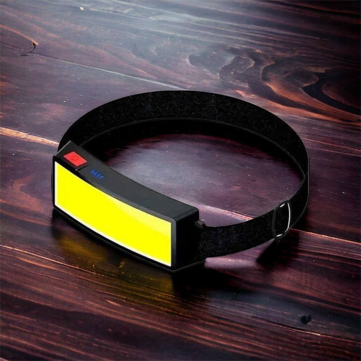 Налобный фонарик яркий рассеивающий для СТО Bailong BL-F007-COB, 3 режима, водостойкий, зарядка от USB