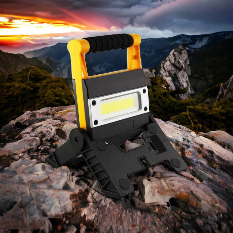 Фонарь-прожектор аккумуляторный BL MS 8006 7858 ручной, аккумуляторный кемпинговый фонарь, лампа