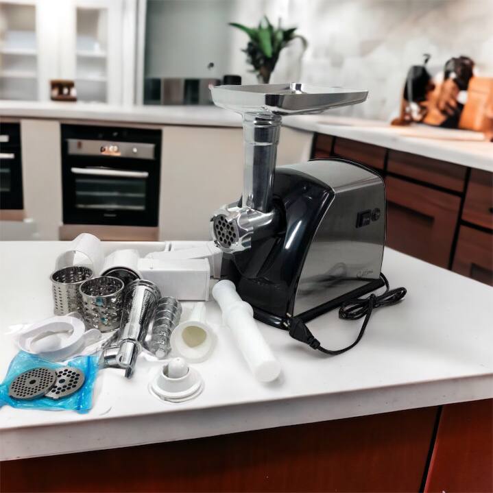 Мясорубка Suntera SMG-5454SS, Кухонная мясорубка, Мясорубка электрическая металл, Мясорубка-соковижималка