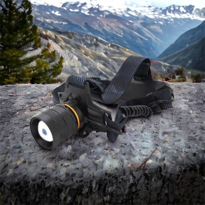 Яркий налобный фонарь Bailong BL-8076-2-GT100, Фонарь аккумуляторный для рыбалки, Фонарь на голову