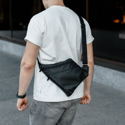 Мужская сумка-слинг из натуральной кожи, сумка через плечо мужская кожаная, борсетка сумка через плечо