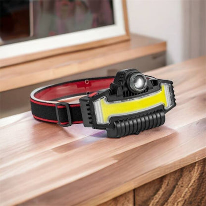 Налобный фонарик Bailong BL-W685-LTS+COB+RGB, 5 режимов, водостойкий, ударостойкий, USB кабель Type-c