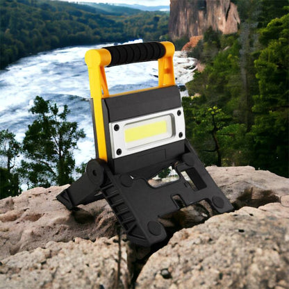 Фонарь-прожектор аккумуляторный BL MS 8006 7858 ручной, аккумуляторный кемпинговый фонарь, лампа