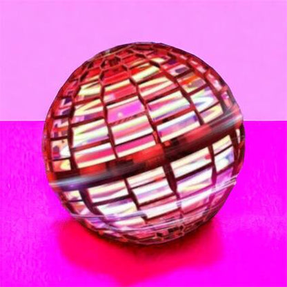 Летающий шар спиннер светящийся FlyNova Pro Gyrosphere игрушка мяч бумеранг, игрушка летающий шар