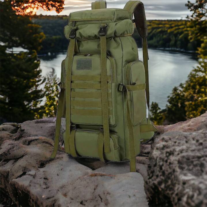 Тактический рюкзак на 70л больший армейский баул, походная сумка / Военный рюкзак, тактический рюкзак ВСУ