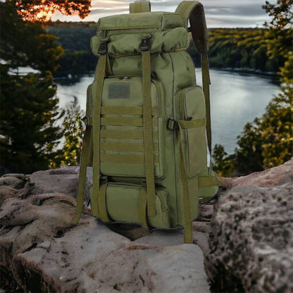 Тактический рюкзак на 70л больший армейский баул, походная сумка / Военный рюкзак, тактический рюкзак ВСУ