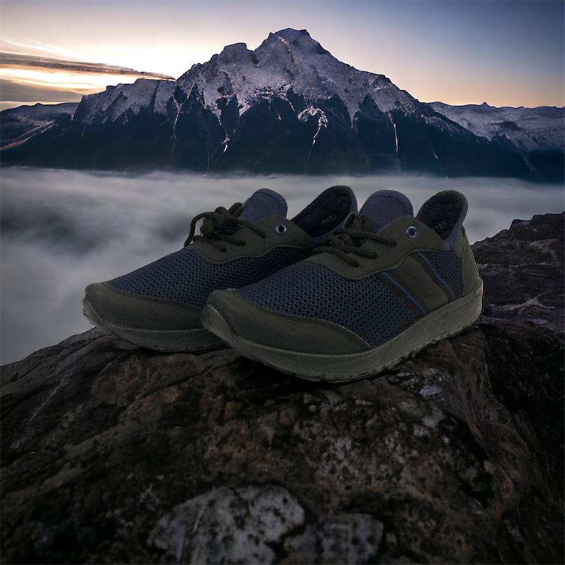 Кроссовки мужские сетка 41 размер. Летние кроссовки, модные универсальные кроссовки. Модель 46913. Цвет: синий