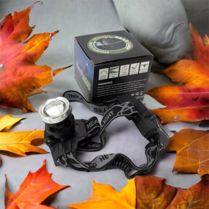 Фонарик на голову Bailong BL-8070-P50, LED налобный аккумуляторный фонарь, фонарь на голову для рыбалки