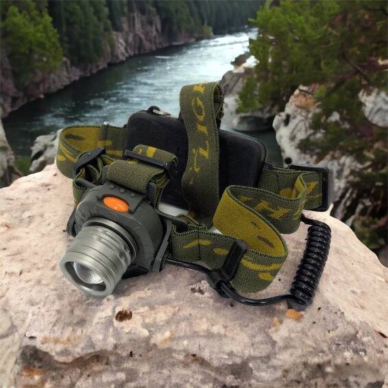 Налобный фонарь тактический Bailong BL-1505 \ 602B SENSOR с датчиком движения, Фонарик налобный led