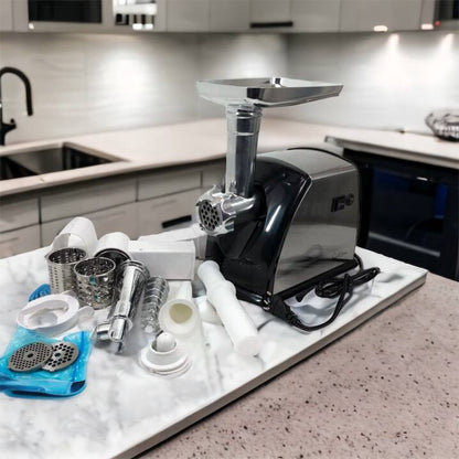 Мясорубка Suntera SMG-5454SS, Кухонная мясорубка, Мясорубка электрическая металл, Мясорубка-соковижималка