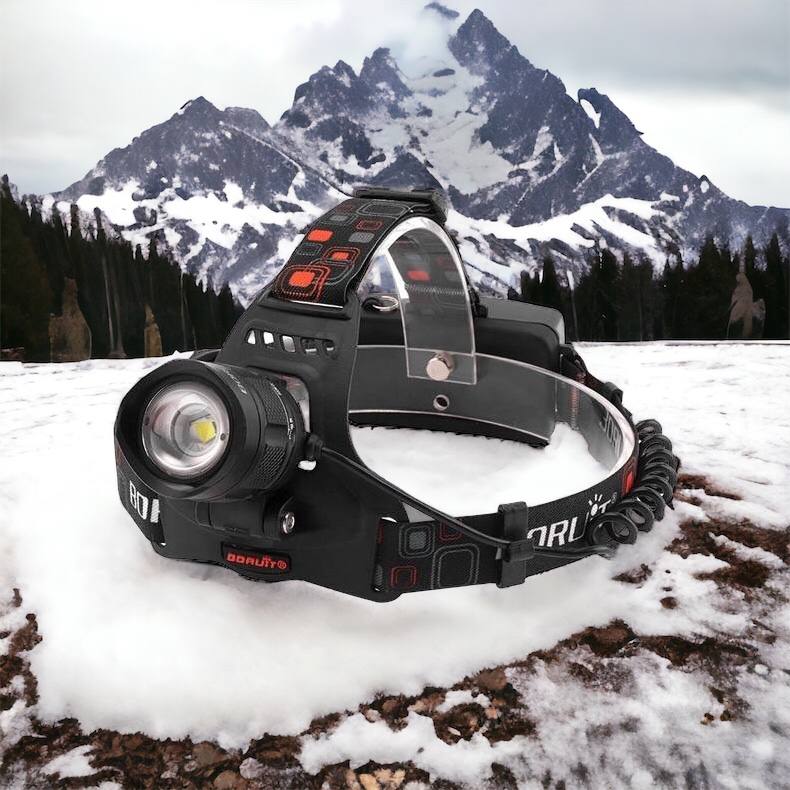 Налобный фонарь Bailong BL-T32-P50, мощный налобный светодиодный фонарик на голову, три режима