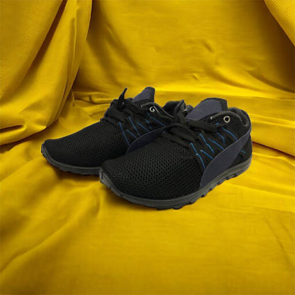 Спортивные кроссовки мужские летние из сетки 40 размер. Летние кроссовки сетка. Модель 24112. Цвет: черный