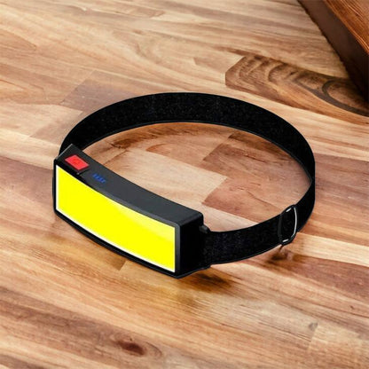 Налобный фонарик яркий рассеивающий для СТО Bailong BL-F007-COB, 3 режима, водостойкий, зарядка от USB