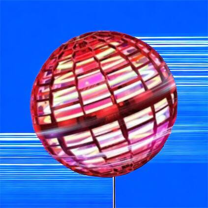 Летающий шар спиннер светящийся FlyNova Pro Gyrosphere игрушка мяч бумеранг, игрушка летающий шар
