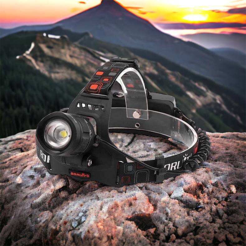 Налобный фонарь Bailong BL-T32-P50, мощный налобный светодиодный фонарик на голову, три режима