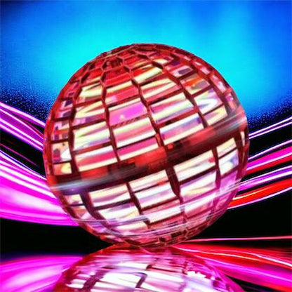 Летающий шар спиннер светящийся FlyNova Pro Gyrosphere игрушка мяч бумеранг, игрушка летающий шар