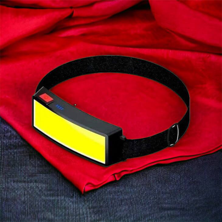 Налобный фонарик яркий рассеивающий для СТО Bailong BL-F007-COB, 3 режима, водостойкий, зарядка от USB