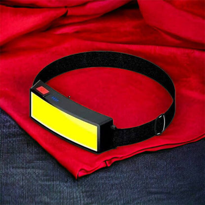 Налобный фонарик яркий рассеивающий для СТО Bailong BL-F007-COB, 3 режима, водостойкий, зарядка от USB