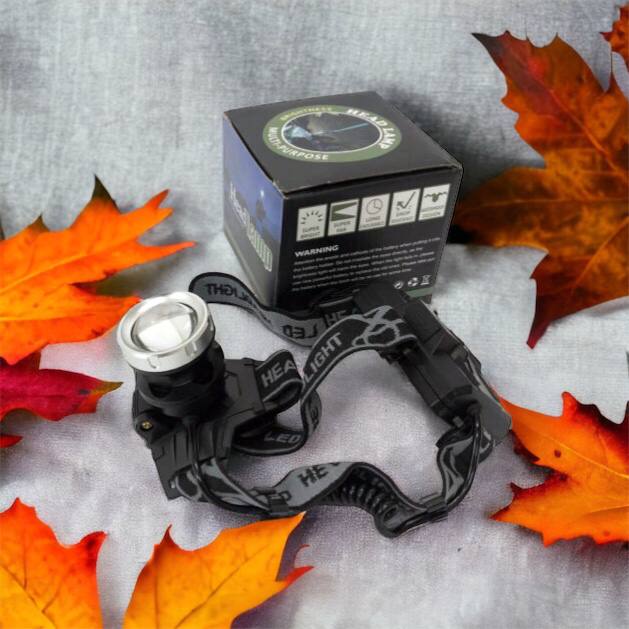 Фонарик на голову Bailong BL-8070-P50, LED налобный аккумуляторный фонарь, фонарь на голову для рыбалки