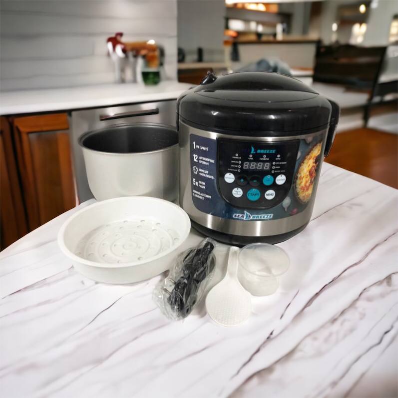Мультиварка SeaBreeze SB-044 900 Вт, бытовые мультиварки рисоварки, электро скороварка, кашеваркы