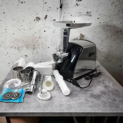 Мясорубка Suntera SMG-5454SS, Кухонная мясорубка, Мясорубка электрическая металл, Мясорубка-соковижималка